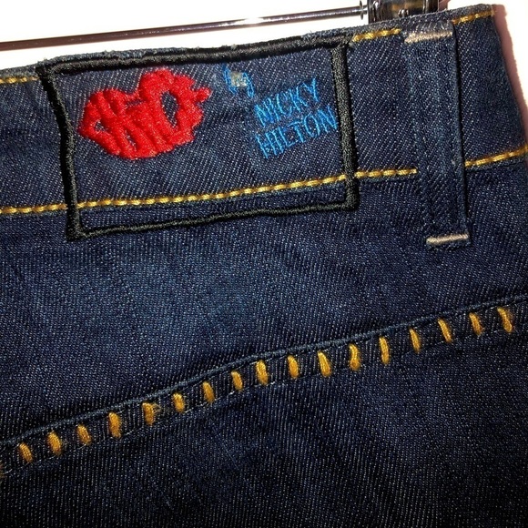 Chick By Nicky Hilton Bootcut Blue Jeans Size 27 - Picture 6 of 7
